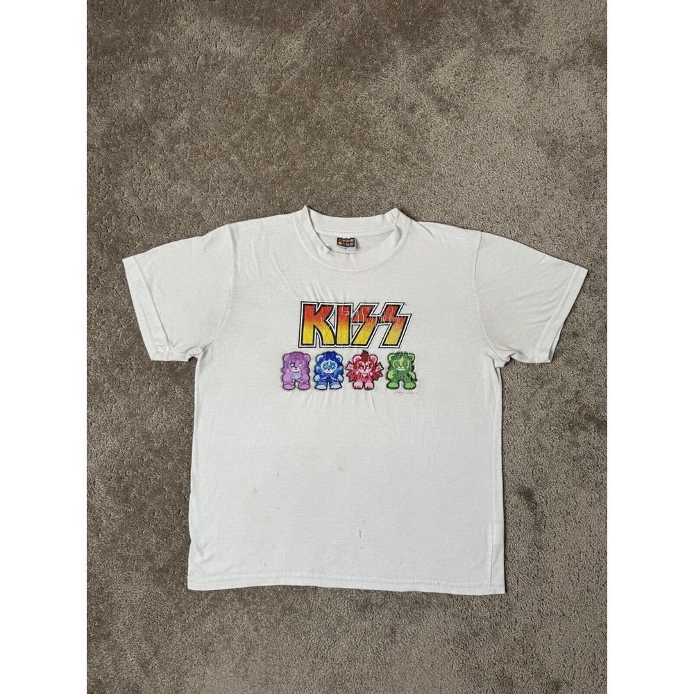 Rare Vintage Women T-shirt 2008 Kiss Catalog Bears band tee Size S‎